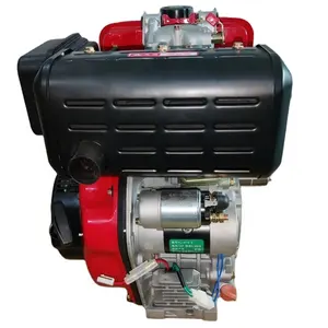 WSE186FS-E Elektro start 10HP 1/2 U/min Nockenwellen ausgang Luftkühler Dieselmotor für Pumpen generator Pinne Hochdruck reiniger usw.