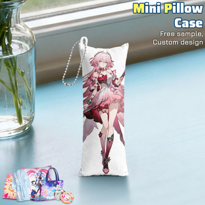 Portachiavi Promozionale Personalizzato a Forma di Cuscino con Cartoni Animati e Anime, Portachiavi Kpop Personalizzato, Mini Cuscino Portachiavi - Product Image 4