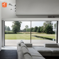 Ultra Slim isolamento térmico alumínio porta deslizante com design moderno para jardim saídas