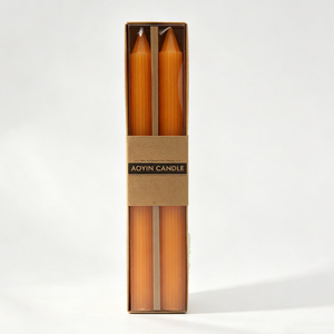 Bougies coniques colorées de 25 cm, à tige longue, en cire, pour la décoration de table à manger et l'éclairage quotidien - Product Image 5