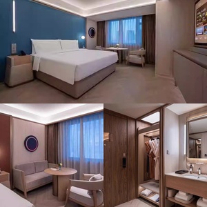 Muebles Comerciales Modernos y Duraderos de Madera Resistentes al Agua, Precio de Fábrica al por Mayor, para Juegos de Dormitorio de Hoteles y Apartamentos - Product Image 3