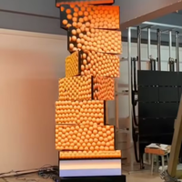 Écran LED rotatif mécanique à 360 degrés, 4K HDR10+, étanche IP65, lisible en plein soleil, angle de vision de 178 degrés pour intérieur/extérieur
