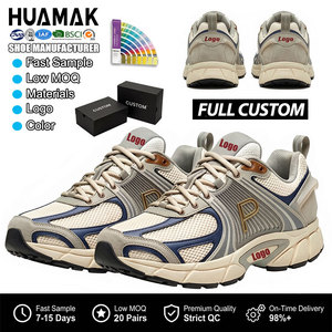 Fabricante con MOQ Bajo, Logotipo Personalizado, <span class=keywords><strong>Zapatillas</strong></span> Deportivas para <span class=keywords><strong>Hombre</strong></span>, Marca Privada, Diseño Retro de Moda, Malla Transpirable, Calzado Deportivo Personalizado - Product Image 1