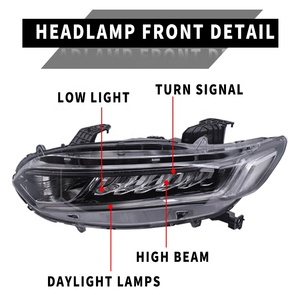 OE 33100-tva-h11 33150-tva-h11 phía trước ánh sáng giống như ban đầu xe phía trước dẫn đèn pha cho phù hợp 2018 2019 2020 - Product Image 5
