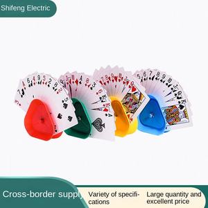 Porte-cartes <span class=keywords><strong>de</strong></span> poker triangulaire mains libres pour enfants et seniors, accessoires <span class=keywords><strong>de</strong></span> jeu à prise facile - Product Image 2