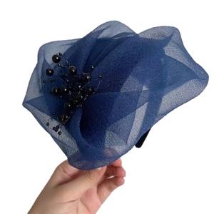 بسعر الجملة ربطة رأس أنيقة من نسيج الأورجانزا للنساء إكسسوارات شعر عصرية للسيدات طوق شعر مخصص - Product Image 5