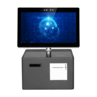 Kiosco de Autoservicio de Escritorio de 15.6 Pulgadas, Máquina Automatizada de Recepción de Hotel, Lector de Tarjetas de Identificación, Dispensador de Tarjetas, Impresora Térmica SDK para