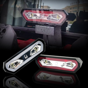 Luces de circulación diurna/marcha atrás/freno <span class=keywords><strong>4X4</strong></span> luces antiniebla de vehículos todoterreno para SUV luces estroboscópicas LED de 7 pulgadas ATV UTV Rzr <span class=keywords><strong>Polaris</strong></span> - Product Image 6