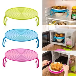 Microwave Folding Tray Microwave Heating Tiered Tray <b>Rack</b> Microwave <b>Oven</b> <b>Racks</b> Steam Holder Microwave Heat-Resisting Tray NEW - Product Image 1