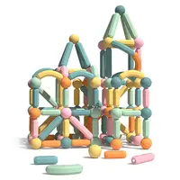 בטיחות DIY בנייה חינוכיים מגנטי בלוקים סטי פלסטיק בלוקים סט צעצועים