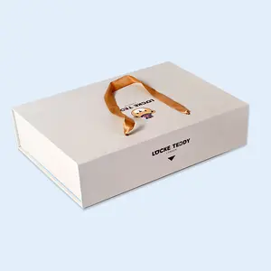 Wholesale White Paper Corrugated Cardboard Mail Shipping Box Packaging With Ribbon chocolate strawberry boxes