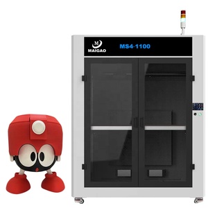 เครื่องพิมพ์สามมิติ Maigao MS4-1100 ขนาด 1100 มม. สี่สี ความเร็ว 600 มม./วินาที ชิ้นส่วนหุ่นยนต์ PPS-CF ขนาดใหญ่ เครื่องพิมพ์สามมิติแบบ FDM หุ่นยนต์พิมพ์สามมิติ - Product Image 1