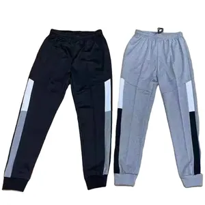 Stock fashion sport pant dark grey cotton material apparel stock men's jogger