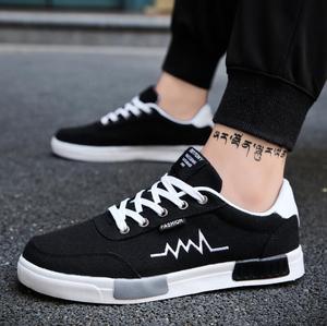Men's Shoes New Cloth Canvas Shoes <strong>Trendy</strong> Shoes Korean Version Trend All-match Casual Summer Breathable <strong>Sneakers</strong> - Product Image 3