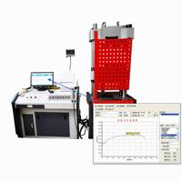 Máquina de Ensayo de Tracción Universal Electrohidráulica con Servocontrol y Microcomputadora para Pruebas de Propiedades Mecánicas de Varillas de Acero