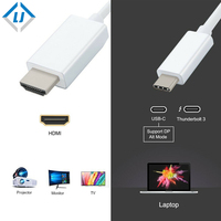 Zhongshan LJ Electronic LTD adaptor kabel hdmi pria, adaptor tipe c berlapis emas 24K Usb mikro ke hdmi