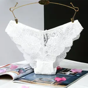 Hd125 <span class=keywords><strong>Tanga</strong></span> De Encaje Sexy Para Mujer Culotte en dentelle coupe haute Sous-vêtements sans couture Culottes pour femmes Sous-vêtements pour femmes - Product Image 6