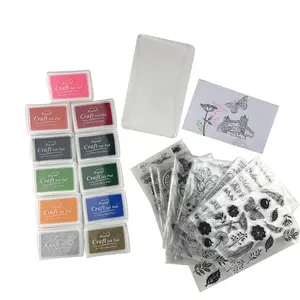Sellos transparentes de silicona personalizados sellos transparentes de goma para hacer tarjetas decoración DIY álbum de recortes manualidades