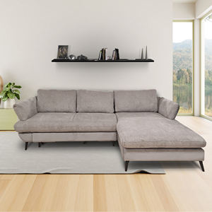 SALOON BALAO CON PENINSULA A DESTRA IN TESSUTO BEIGE - Product Image 1