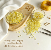Perles d'espacement en verre violet multicolores, marque YUZHU, vente en gros en vrac pour projets de fabrication de bijoux DIY (bracelets, colliers)