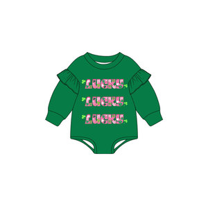 Pre-ordenar Conjuntos de Ropa con Volantes para Niñas Pequeñas del Día de San Patricio, Conjuntos de Sudadera de Manga Larga para Niños, Ropa para Hermanas - Product Image 3