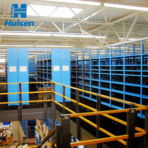 내구성이 뛰어난 녹방지 메 자닌 플로어 랙 창고 보관을 위한 간편한 로프트 플랫폼 스틸 랙 시스템 - Product Image 1