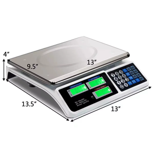 40kg/2g 30kg/1g <strong>Digital</strong> Bench <strong>Scale</strong> with LCD Display OEM/ODM Customizable Price Computing <strong>Scale</strong> for Commercial Use - Product Image 2