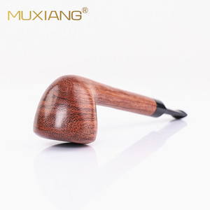 MUXIANG Wooden Smoking Pipe Straight Type Solid Wood Tobacco Pipe For Personal Gift - Product Image 4