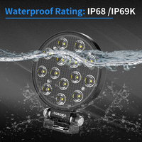 Lampe minière AURORA 5 pouces IP68 étanche pour machines et équipements miniers