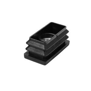 Bouchon de tube rectangulaire en plastique Shih Hung Plastics M8x20x40, embout en plastique pour pieds de meubles et de canapés - Product Image 2