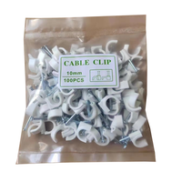 Clips de câblage de haute qualité, clips de fixation de fil de boucle et Clip de câble 8mm