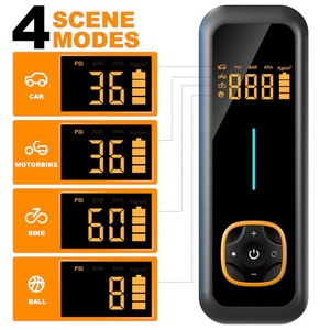 Pompe à vélo électrique intelligente sans fil, <span class=keywords><strong>gonfleur</strong></span> de pneus, batterie externe 5000mAh, pompe à air portable 150PSI pour basket-ball, football, vélo - Product Image 1
