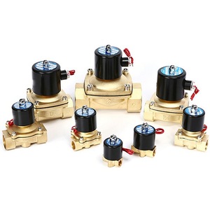Vanne solénoïde à deux voies en cuivre 24VDC 220VAC normalement fermée pour eau et gaz, 1 pouce, 2 pouces, utilisation en protection incendie - Product Image 1