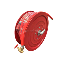 Enrouleur de tuyau en plastique flexible, durable, portable, recyclable, protection incendie, personnalisable, installation facile pour la lutte contre l'incendie