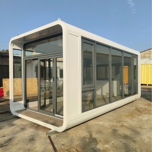 Sinoy 8ft & 12ft Imperméable Petite Maison Conteneur Bureau Préfabriqué Cabine Pomme en Acier pour Terrain Inutilisé pour Bureaux Cabines ou Maisons - Product Image 4