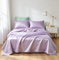 ShiSilk Housse de couette 100% soie, motif dessin animé, faite à la main, écologique, douce pour la peau, luxe moderne, toutes saisons, pour hôtel et maison, taille QUEEN 94*98 19