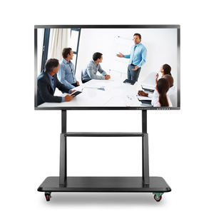 Qunji bảng thông minh bảng tương tác với 86-inch LCD màn hình cảm ứng 4K UHD độ phân giải 1 năm bảo hành cho lớp học sử dụng - Product Image 1