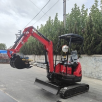 Mini-excavatrice sur chenilles de 3 tonnes fabriquée en Chine avec système hydraulique à double pompe et moteur EPA pour l'exportation