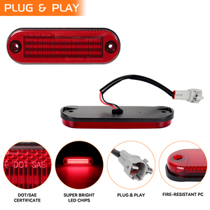 2 pièces, feux de signalisation dynamiques à LED, feux latéraux de pare-chocs arrière pour Toyota Rav4 1996 1997 1998 1999 2000 8175042010 8176042010 - Product Image 6