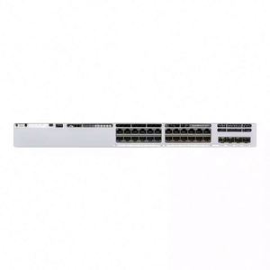 Commutateur réseau Internet géré Cisco C9300L-24P-4G-E 24 ports Ethernet PoE complet avec QoS et routage de couche 3 empilable - Product Image 4