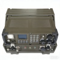 Radio tactique double bande 30-512 MHz montée sur véhicule, équipement militaire VHF UHF, communication tactique
