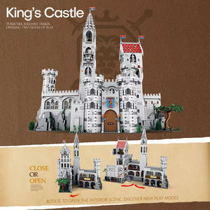 Reobrix 55016 King Princess <strong>Castle</strong> Romantic Toy Modular Model 2 Designs Educational Difficult Building Blocks Set Birthday Gift - Product Image 3