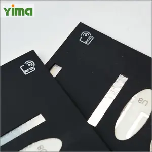 LOGO personalizzato stampa RFID abbigliamento hang tag ed etichette tessute sistema di etichette elettroniche nell'industria dell'abbigliamento