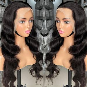 Msbeauty Perruques à dentelle frontale 13x4, fournisseur de cheveux humains vierges brésiliens, cuticules alignées, perruques à dentelle complète 360 pour femmes noires - Product Image 3