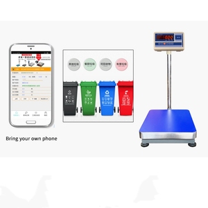 Báscula Digital Electrónica de Plataforma de Acero Inoxidable Veidt JK-06 con Bluetooth para Comercio Minorista - Product Image 3