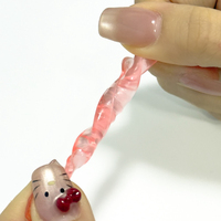Almofadas de Silicone Coreanas Super Macias com Glitter para Lifting de Cílios, Reutilizáveis, Transparentes, Bastões Autoadesivos para Lifting de Cílios, Protetores para Lifting de Cílios