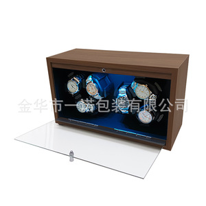 Óc Chó màu đen mô hình bằng gỗ 6-bảng hoàn toàn tự động xem Winder điện cơ khí xem Winder cho homethree đồng hồ - Product Image 3