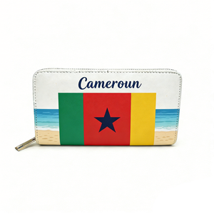 Cartera de Cuero con Diseño Temático de Camerún, Caucasia, Cabo de la Esperanza, <span class=keywords><strong>Islas</strong></span> Cabo Verde, Caroline y Charlotte, Venta al Por Mayor - Product Image 1