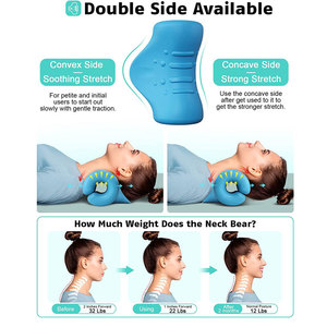 Épaule douleur soulagement colonne vertébrale Correction Massage chiropratique oreiller 360 cou cou autour de la civière oreiller de Traction cervicale - Product Image 6