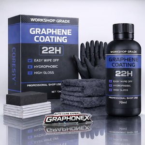 Recubrimiento Líquido de Grafeno Coresyt 22H, Acabado Hidrofóbico y Brillante <span class=keywords><strong>para</strong></span> Pintura de Automóviles (70ml), Uso Profesional, Función Auto-Reparadora - Product Image 1